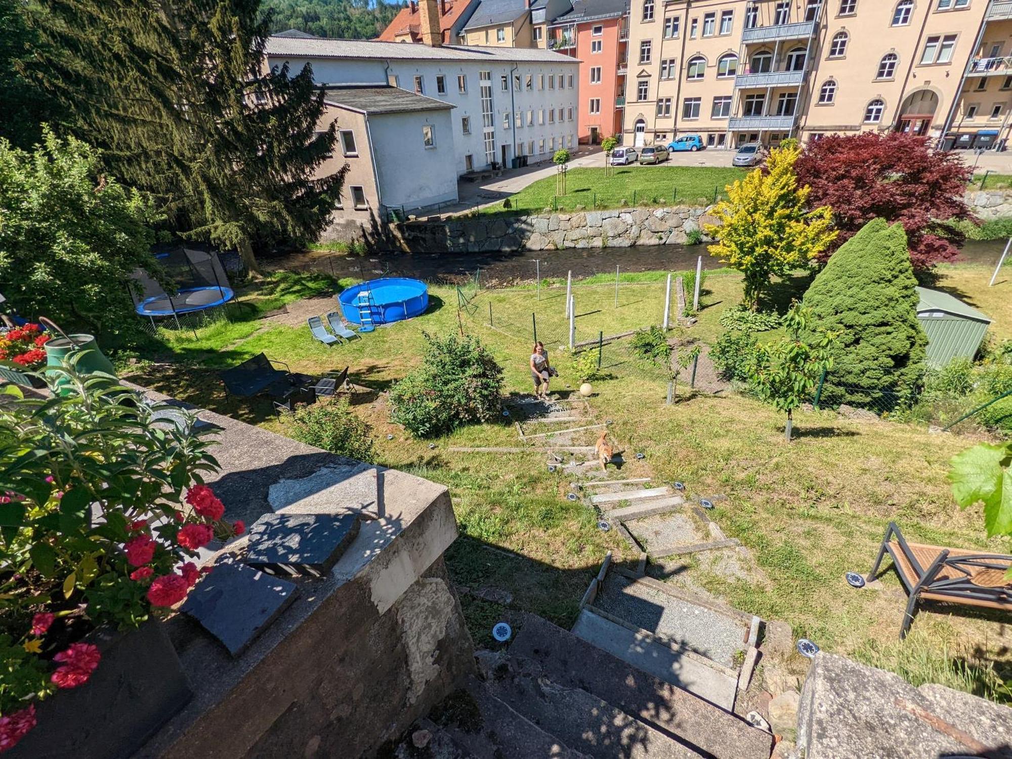 Hw3 - Urlaubsmagie - Helle, Grosse Wohnung Mit Pool Sebnitz Exterior photo